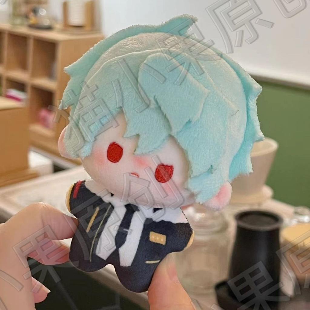 10Cm Anime Game Collar×Malice Okazaki Kei Enomoto Mineo Sasaduka Takeru Cosplay Plush Doll Cute Backpack Pendant Keychain Gifts