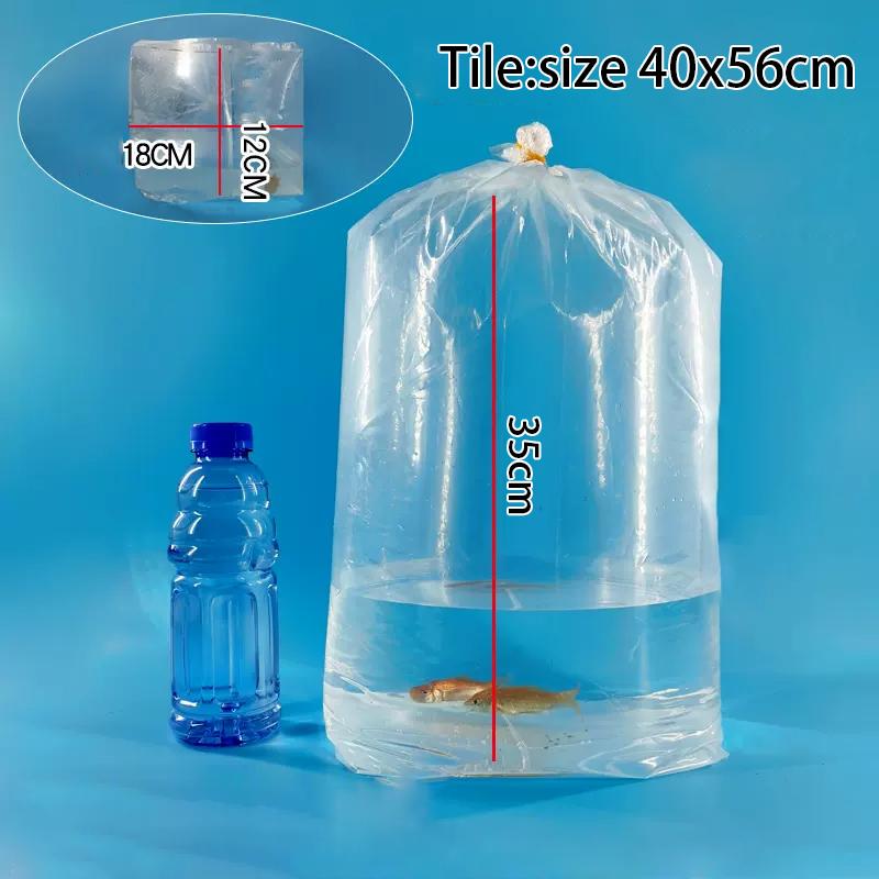 50 Pcs Aquarium Breathing Bags Breathing Bags Live Fish Transport Packing Bag Fish Shrimp Aquarium Fish Delivery Inflatable Bag