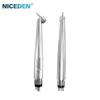 Dental 45 Degree High Speed Handpiece With LED Light 2 Holes 4 Holes E-generator Integrated Push Button  Single Water Spray