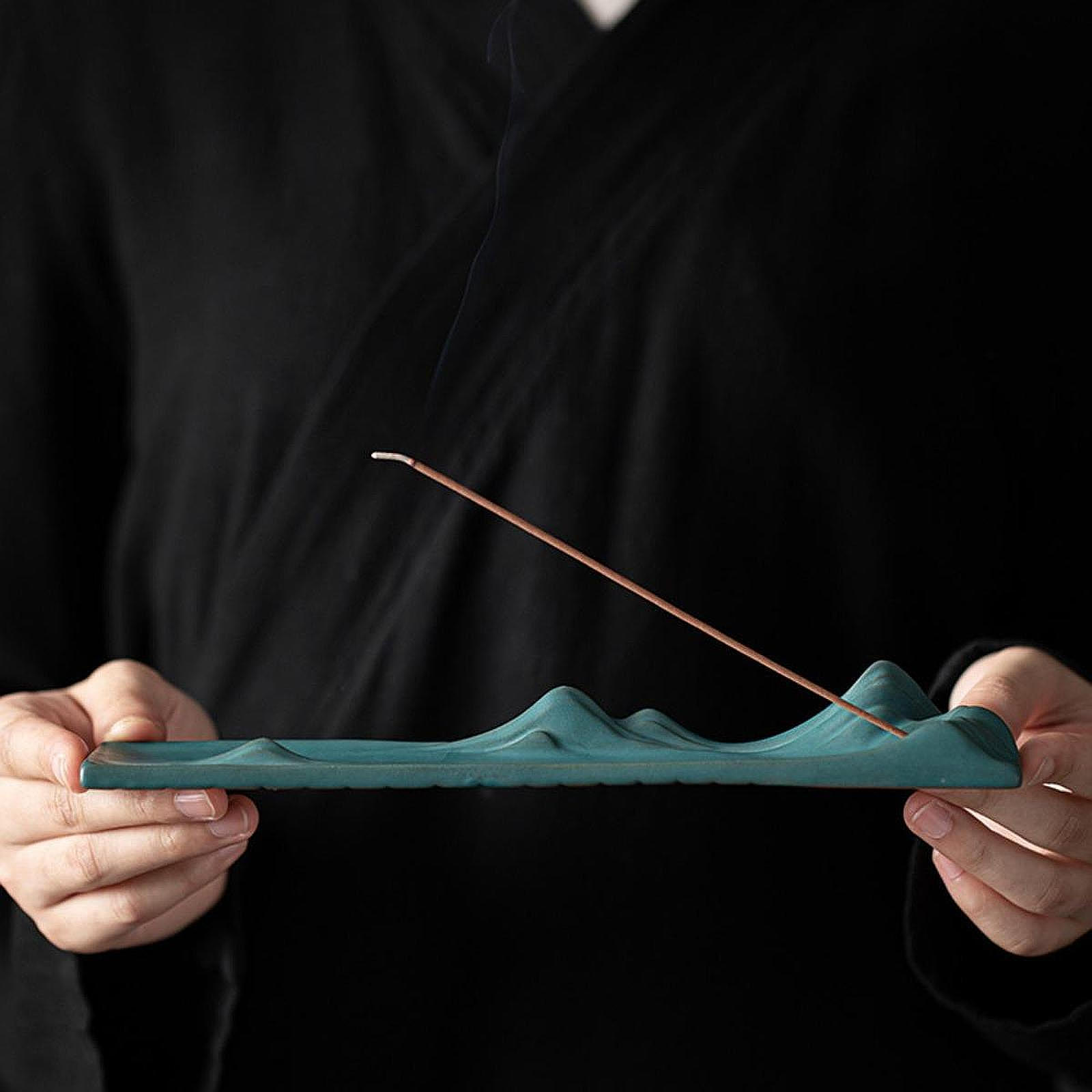 

Держатель Горелки Керамическая Пепельница для Дома Медитации Фермерского Дома зелёный