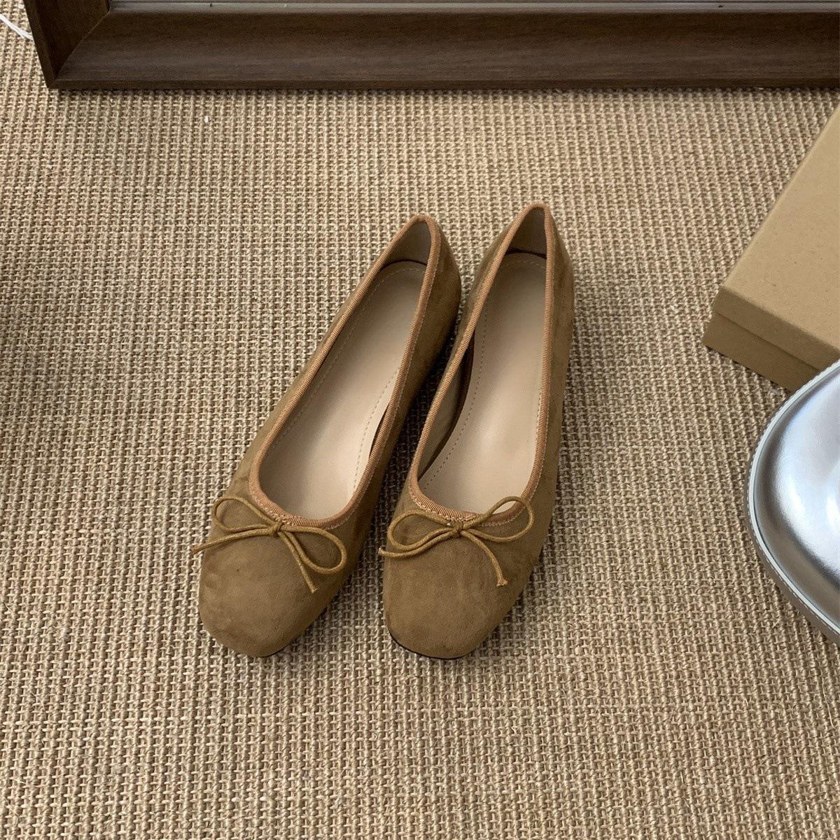 

Внутреннее увеличение высоты, легкий подъем, красные весенние туфли-лодочки, женские новые туфли на толстой подошве, туфли Doudou феи желтого цвета 40 коричневый