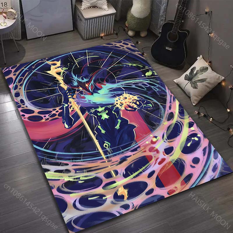15 Größen A-Arcane Print Gamer Teppich für Wohnzimmer Schlafzimmer Sofa Fußmatte Dekor Sofatisch Bereichsteppich Rutschfeste Bodenmatte für Geschenke
