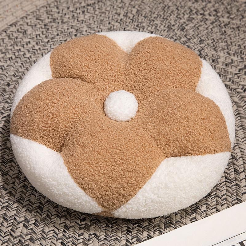 Rainbow futon seat cushion plush toy doll, office seat doll, tatami seat bay window seat cushion