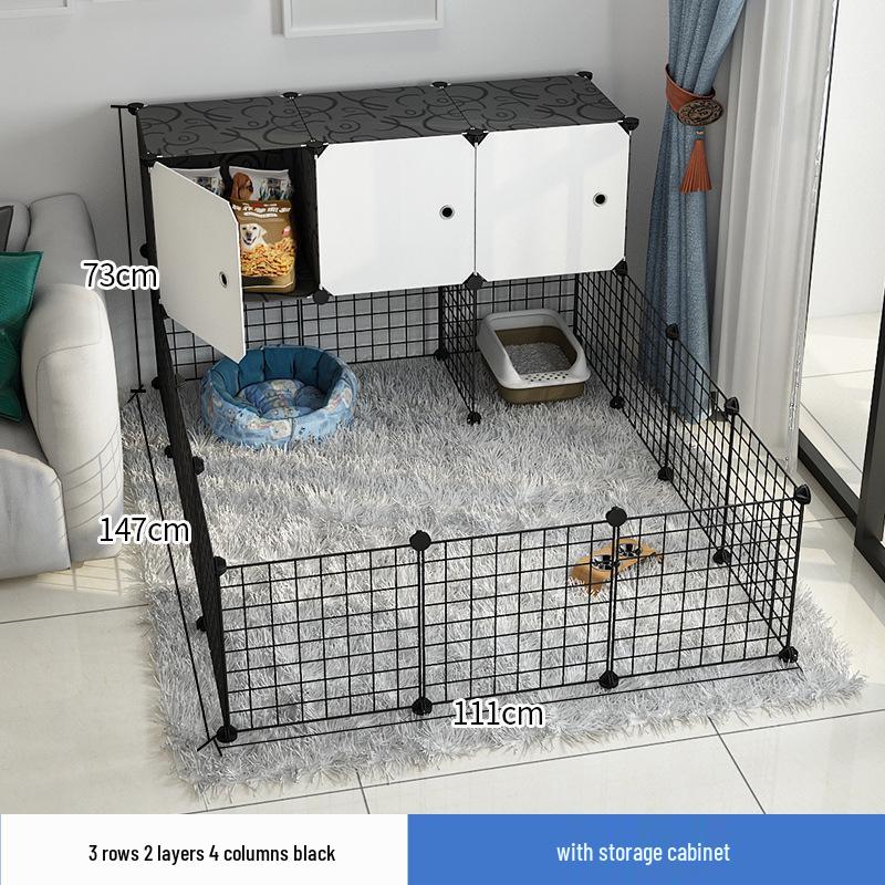 Pet Fence: Indoor Medium & Small Dog Gate, Barrier, & Stopper