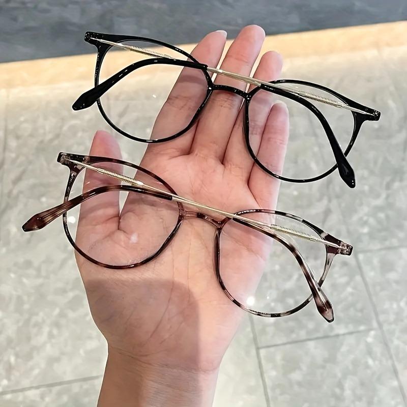 Y2K Inspired Fashion Glasses for Women - 2 Pairs Perfect for Daily Office Wear Back to School Halloween Christmas Gift