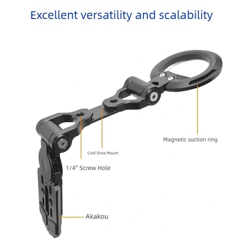Portable Metal Phone Holder Stand Foldable Design Adjustable Viewing Angle For Smartphones Video Calls Home & Office Use