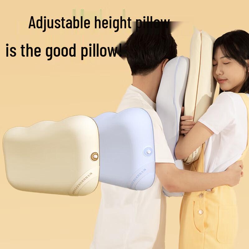 Hezheng Adjustable Airbag Neck Support Pillow CN Plug (adapter Included)