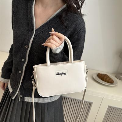 New Women's Bag Fashionable Korean Version Simple Solid Color Shoulder Bag Fashionable Casual Crossbody Bag Temperament