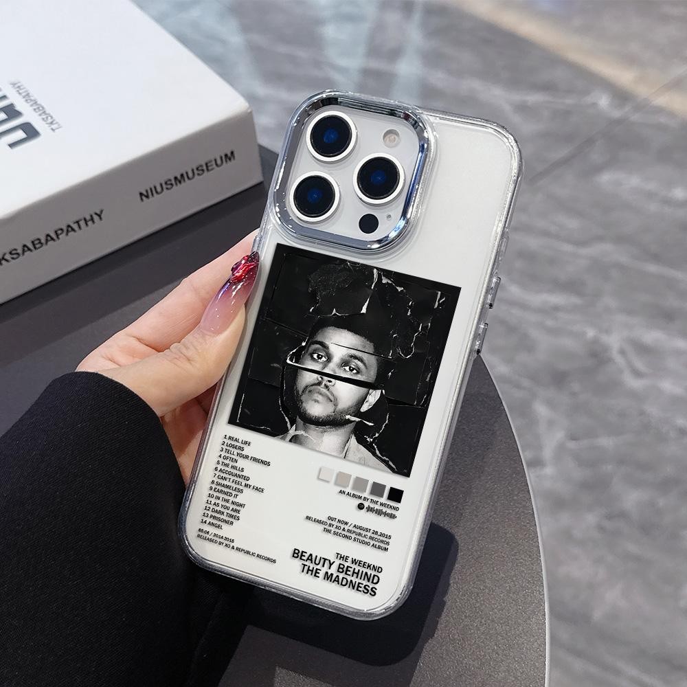 The Weeknd Minimalist Poster Phone Case For iPhone 17 Air 16 E 15 14 13 12 11 Pro Max Plus SE 2020 2022 Transparent Soft Cover