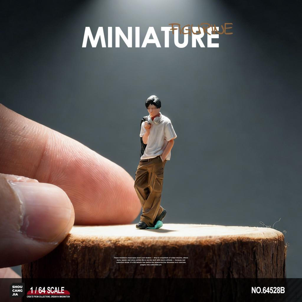 

1:64 Boy Figure Diorama Scenery S Gauge Collections Hand Painted Train Railway Layout Micro