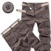 Men's Loose Fit Cotton Tactical Pants with Multi-Pockets