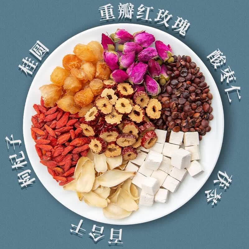 Yifutang Sour Jujube Seed, Poria & Lily Herbal Tea Bags