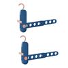 2Pcs Plastic Folding Clothes Hanger Rack Hanging Clothes Hanger Clothes Storage Organizer  Hotels