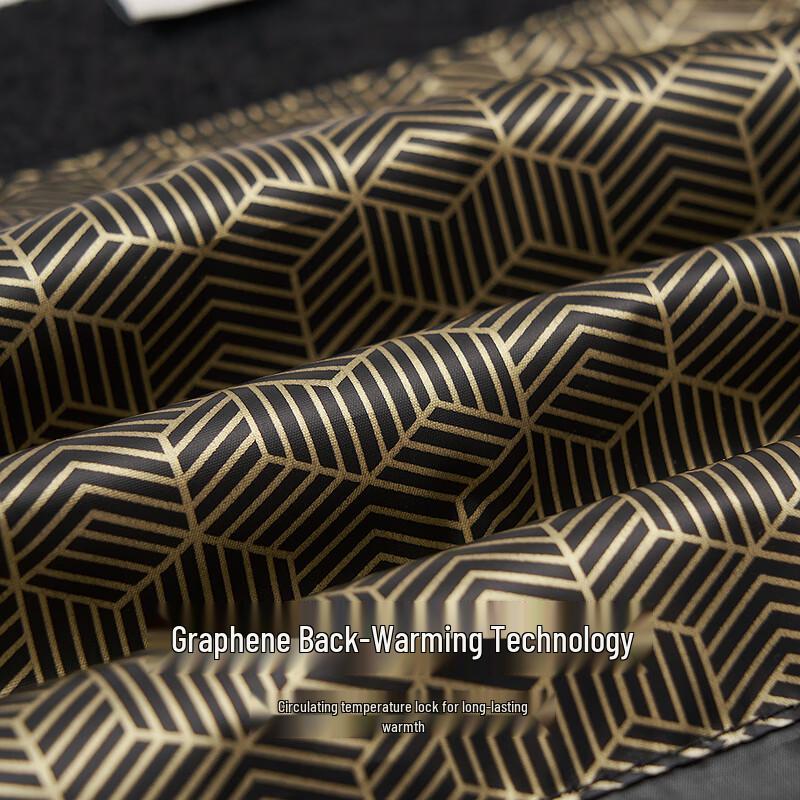 Dancing with Wolves Men's Graphene Striped Wool Blend Jacket