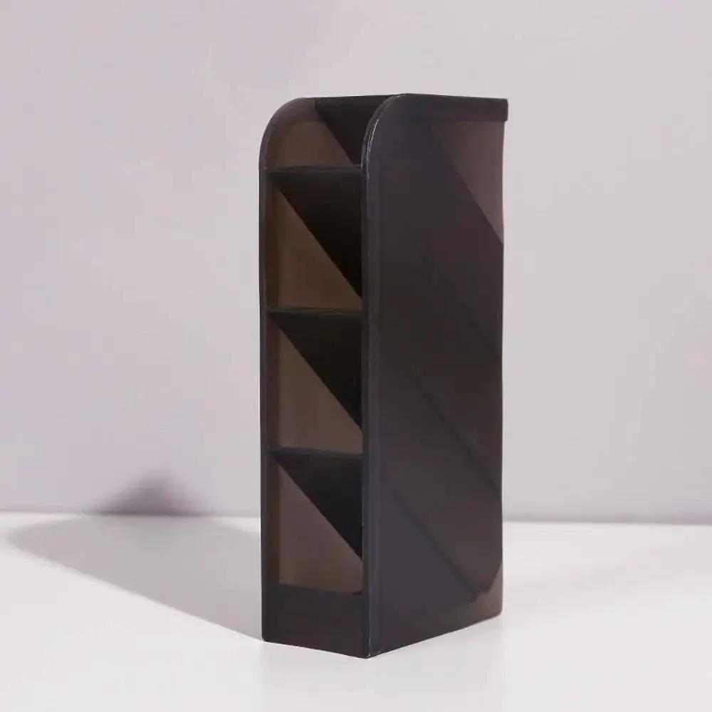 4 Grids Oblique Pen Holder Large Capacity Pencil Makeup Brush Storage Holder Desk Stationery Organizer Office School Supplies