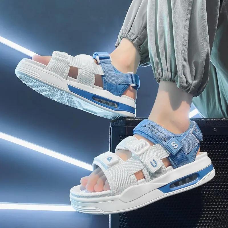 Fashion Height Men's Sandal Non-slip Breathable with Platform Luxury 2025 Clearance Sale Open Toe In Welcome Deal On Offer Pvc Male Shoe