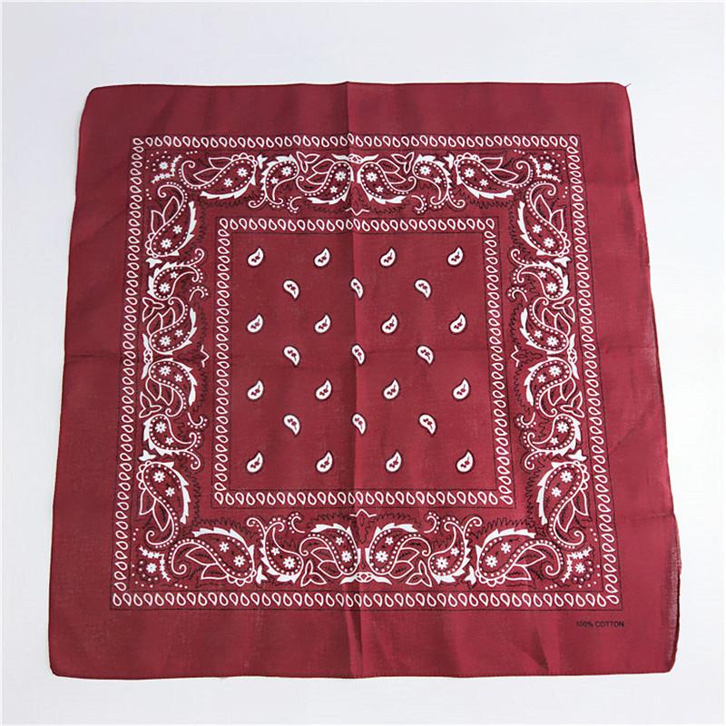 Unisex Cotton Blend Hip Hop Bandana Headwear Hair Band Scarf Neck Wrist Wrap Band Magic Head Square Scarf Hairband