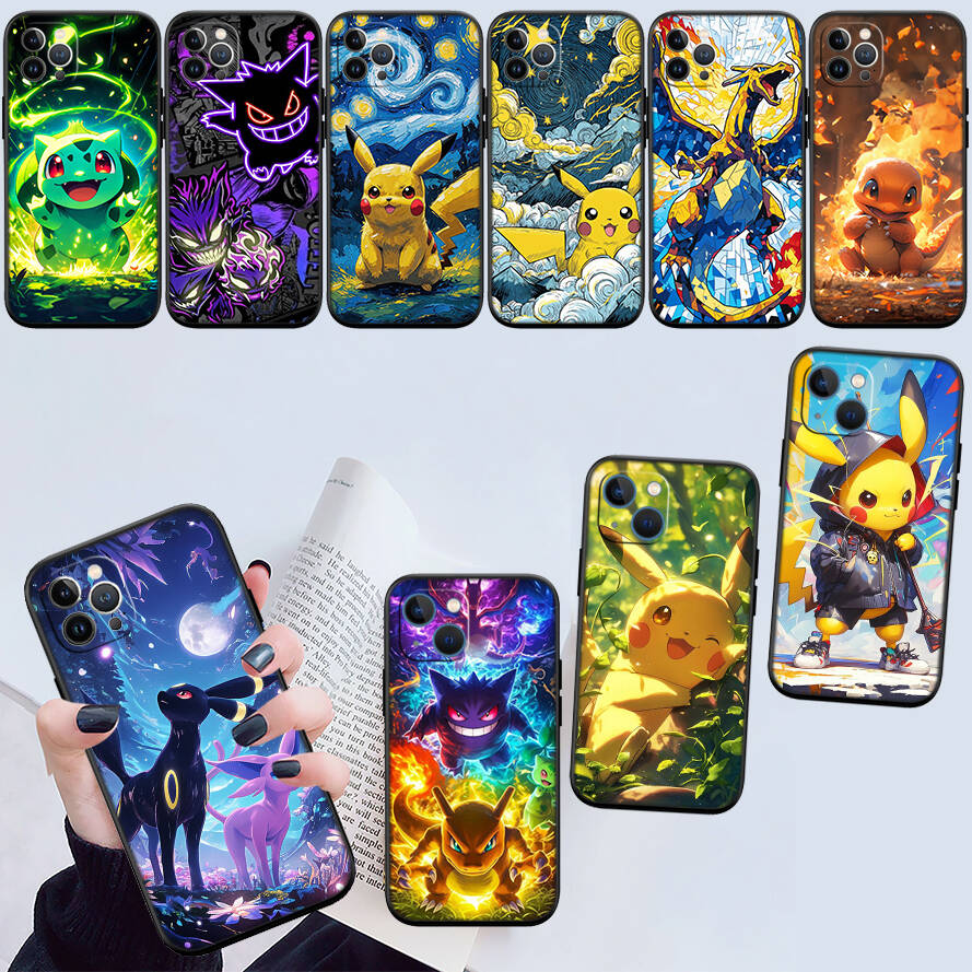 Cartoon Pokemon Phone Case for Motorola Edge 60 60s 70 G86 G56 G54 E14 G04S G45 G54 G64 X30 X40 X50 S30 S50 Pro Power Tylus