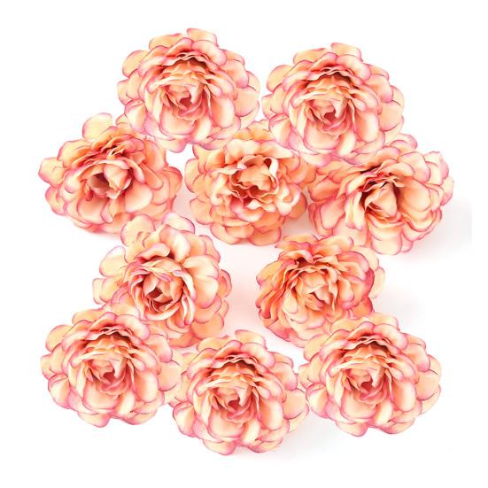 10Pcs Multi-layer Artificial Simulation Flower Heads Wedding Party Home Decor