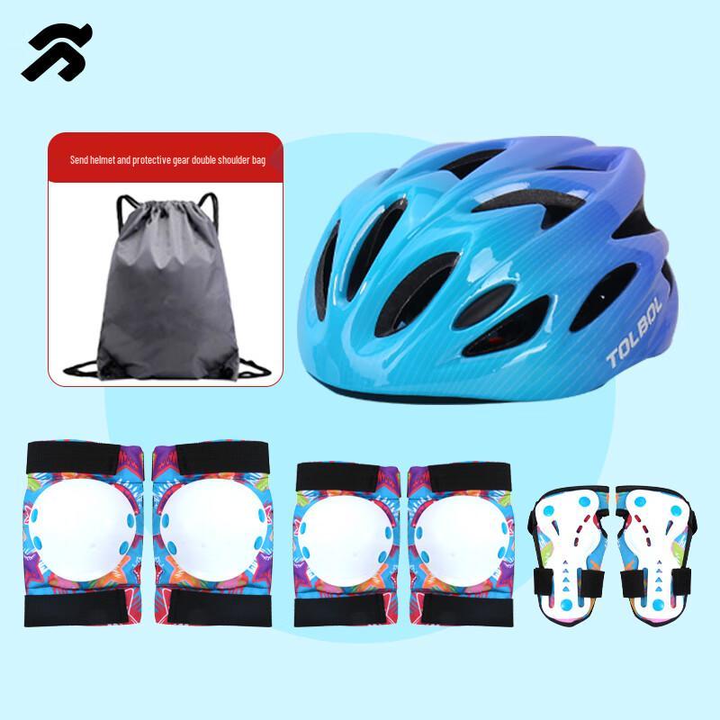 Kids' Multi-Sport Helmet & Protective Gear Set