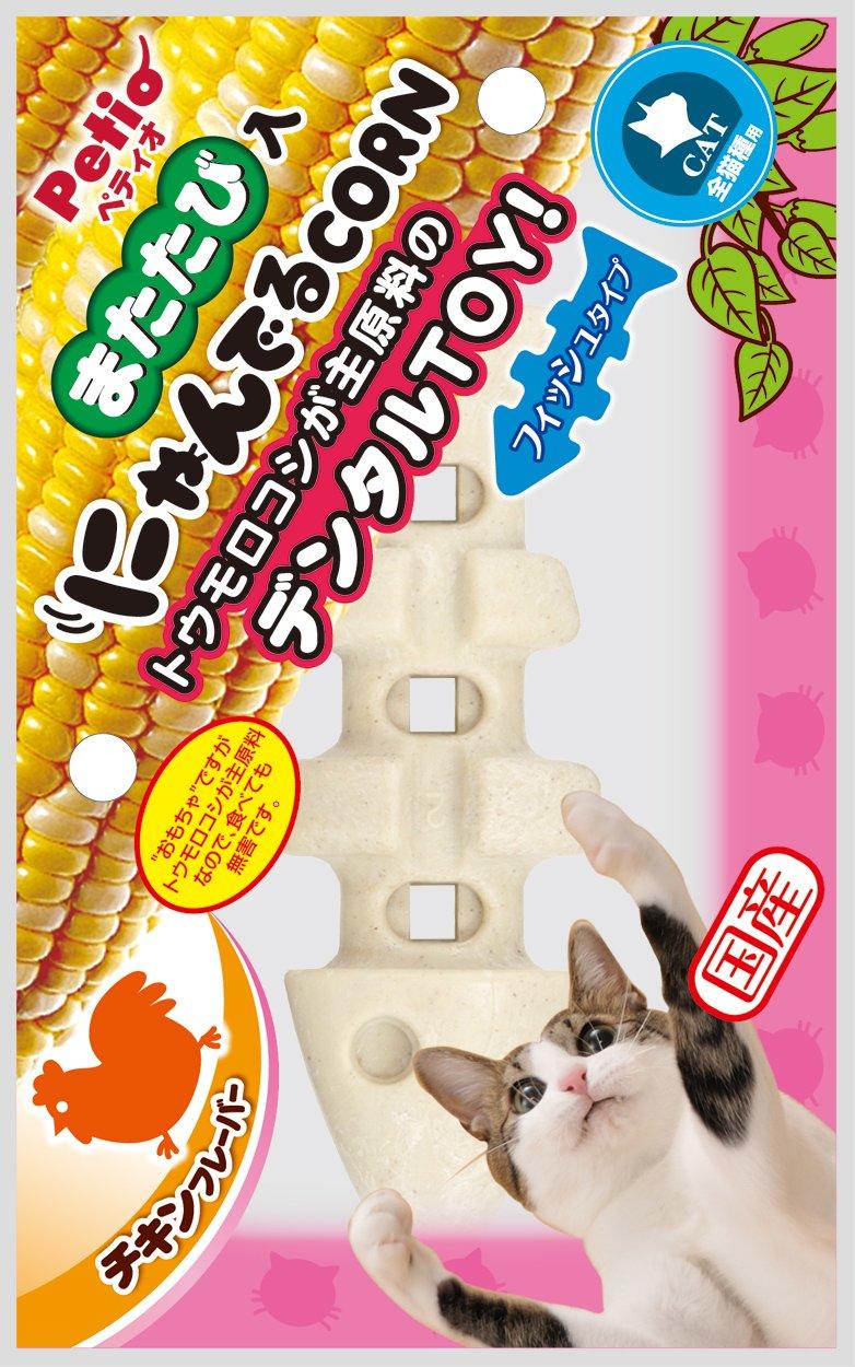 

Petio Игрушка для кошек Nyanderu CORN Fish Chicken Flavor