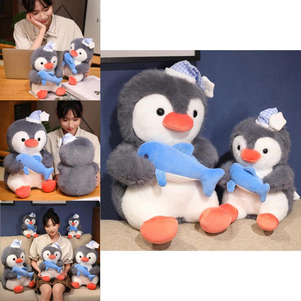 Adorable Penguin Plush Toy Soft Ocean Animal Cuddly Doll For Children And Kids
