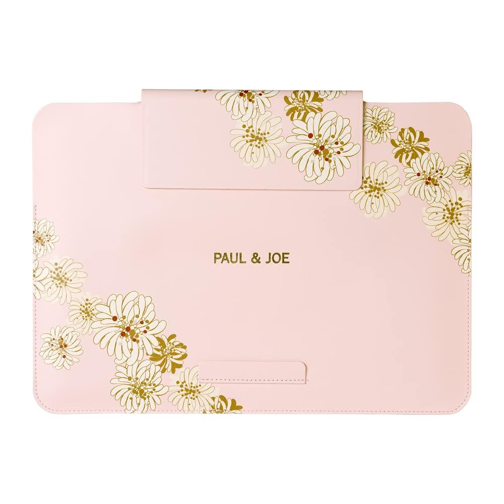 Paul & Joe Digital Line Marks Laptop Sleeve Case with Stand, Chrysanthemum Pale Pink (DGA-CAS20-PK)