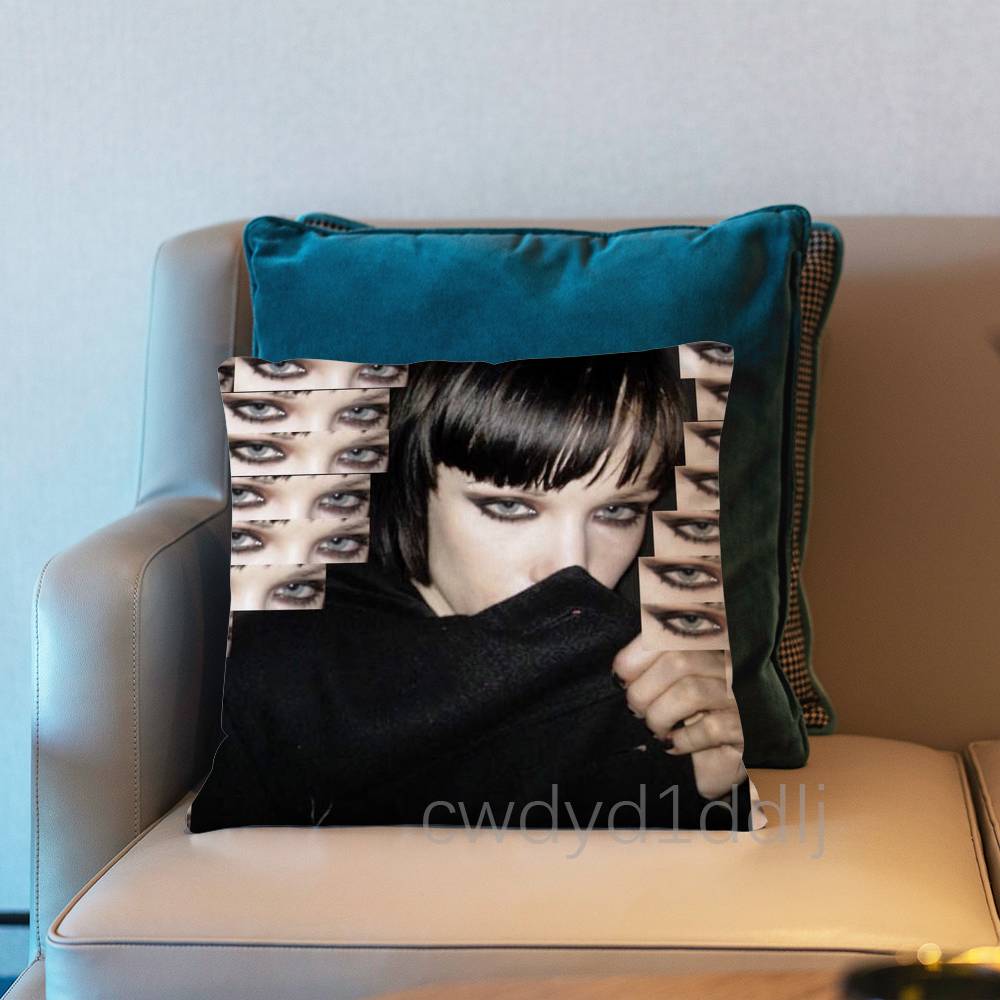 CCrystal Castles Band Amnesty Cushion Cover Pillow Cover Decor Pillowcase Printed Cushion Case For Couch