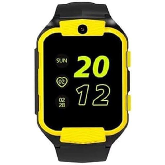 SMARTWATCH - CANYON - CINDY KW-41 - Jaune Et Noir - Suivi Cardiaque - Notifications Appels