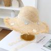 Big Edge Hat Women's Summer Vacation Wind Raffia Straw Hat Big Brim Sunshade Sunscreen Burr Edge Temperament Beach Hat