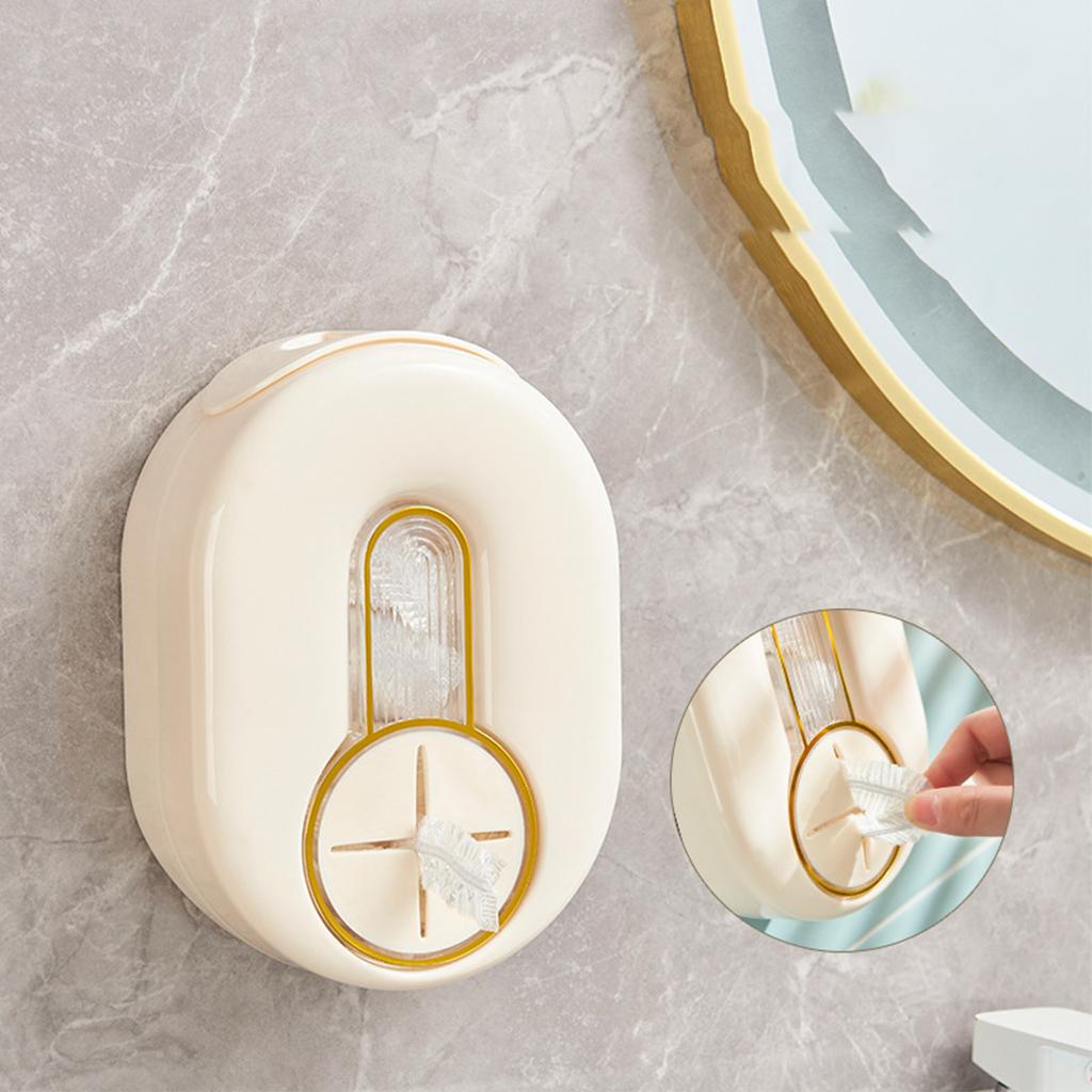 Plastic Wrap Storage Box Wall Mounted Multifunctional Cling Film   Bag   for Gloves Shoes Cover Shower