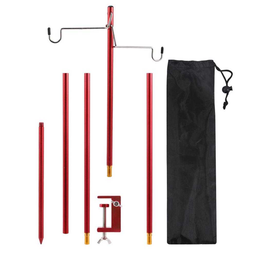 Camping Lantern Stand Portable Light Stand Camping Folding Lamp Pole for Camping Fishing Picnic BBQ Outdoor Activities