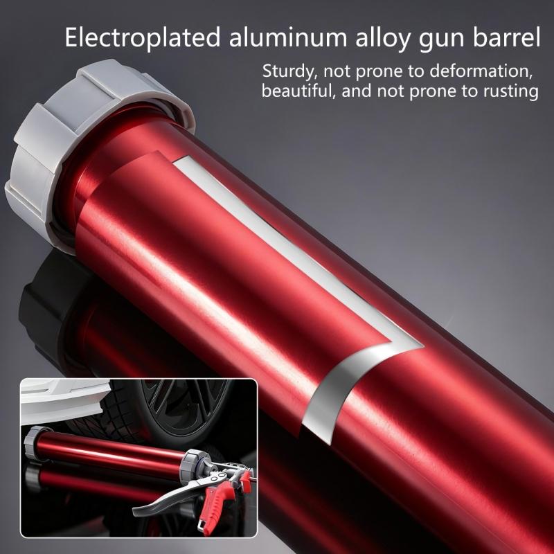 Professional Caulking Applicator Featuring Automatic Cut Off Mechanism Labor Saving Function Compatibility with Round Bagged Adhesives Strong Build
