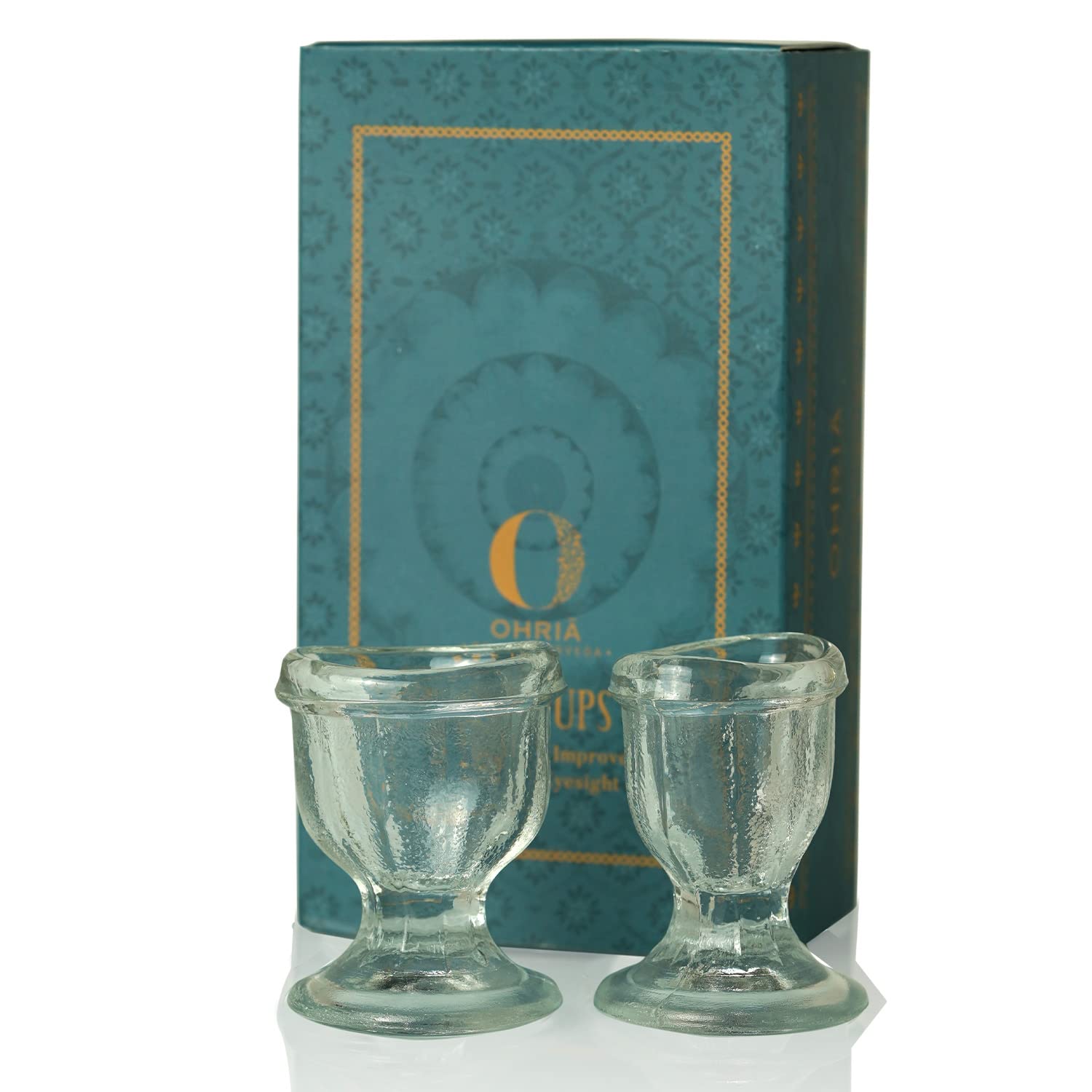 Ohria Ayurveda Glass Eye Wash Cups