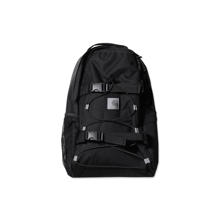 Carhartt WIP Reflexný Kickflip Veľkokapacitný Plátený Batoh so Zipsom Unisex Batohy Čierny A182058.89.00.06 Black black