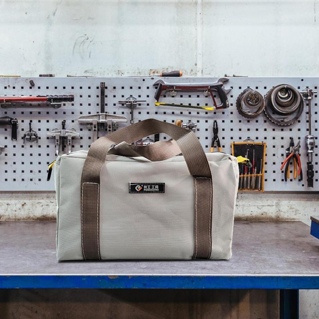 Tool Bag Large Capacity Waterproof Scratches Resistant Wide Mouth Tote
