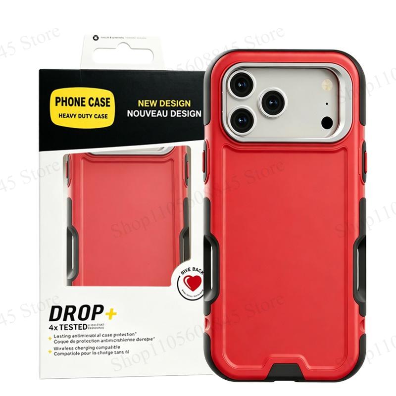 Ott Box Heavy Duty Defender Armor Phone Case for IPhone 18 17 16 15 14 13 12 Pro Max 16 15 14Plus PC+TPU Magnetic Shockproof Anti Scratch Protect Case