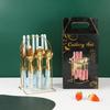 Western 24-Piece Stainless Steel Cutlery Set with Knife Holder Gift Box