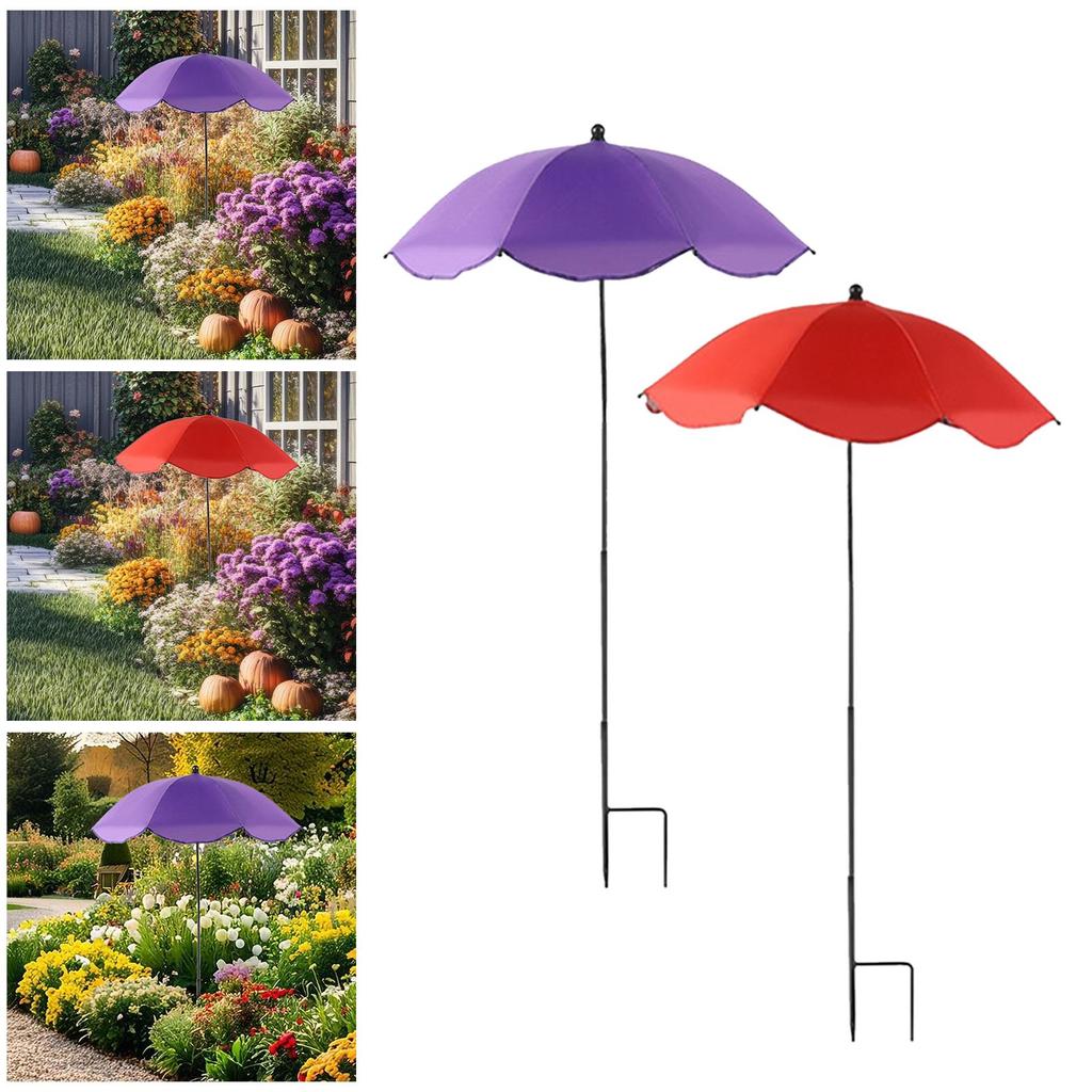 Garden Shade Umbrellas for Plants Easy Setup And Flower Shielding