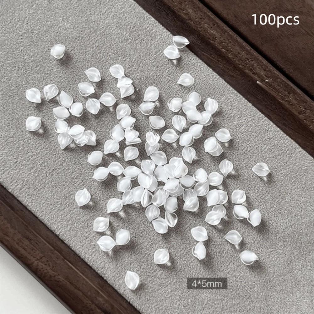 3D Flower Petals Nail Art Glitter Set Transparent Nail Charms Decorations Manicure Accessories