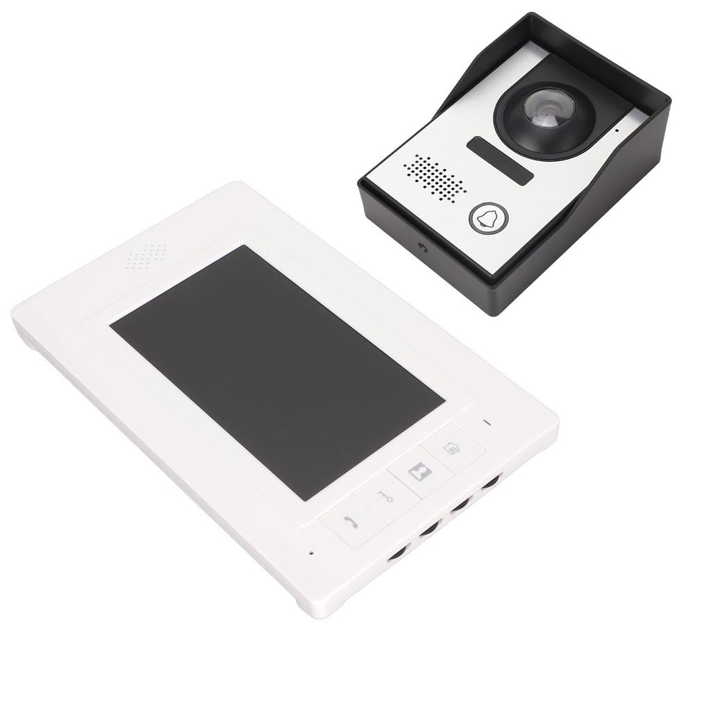 7 Inch Home Intercom Doorbell Hands Free Night Vision Wired Video Doorbell Intercom System for Home