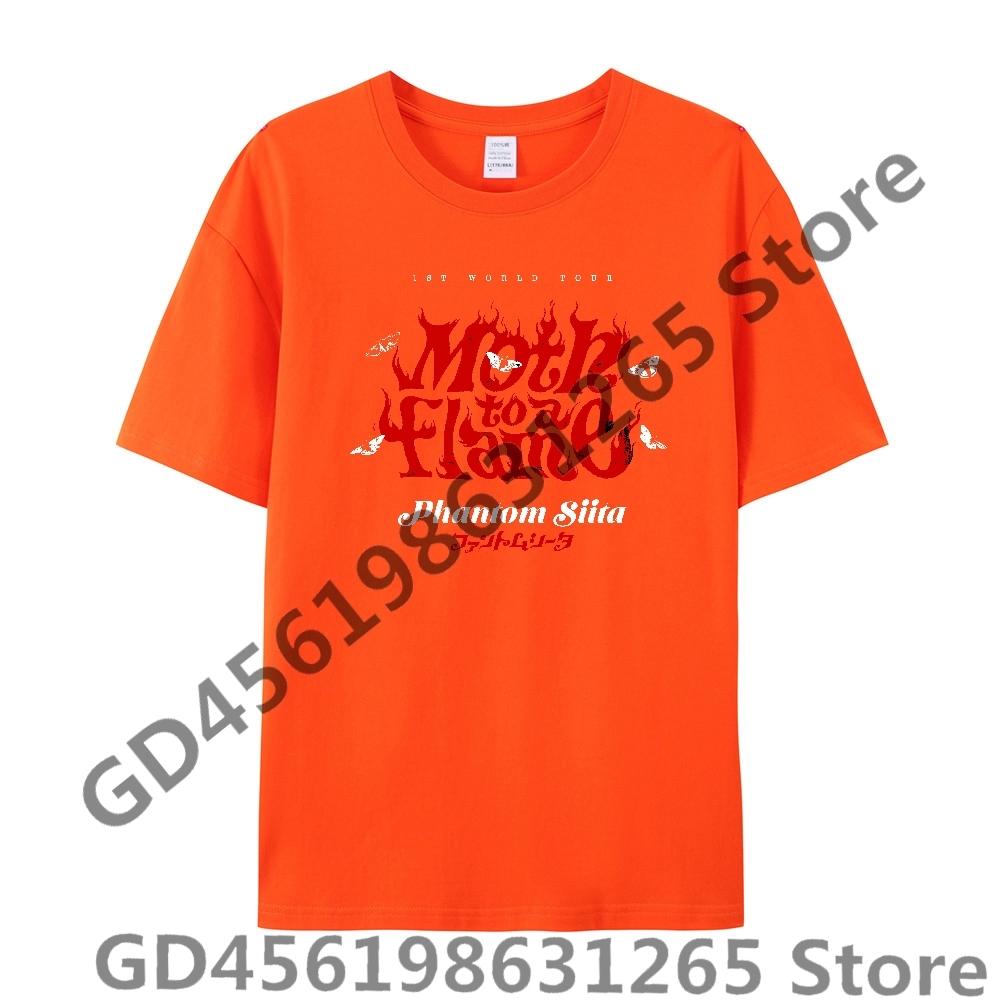 Maglietta Cool Phantom Siita Unisex Donna Harajuku Kawaii Top Y2k Unisex Anime Tee Top alla Moda Abbigliamento Casual Ragazzi Ragazze
