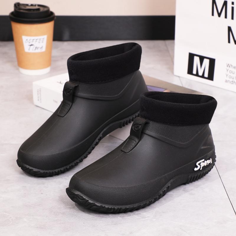 Into Daily Casual Rain Shoes, Fourseason Thicksoled Waterproof Shoes, Outdoor Wearresistant Rain Women's Short Water Shoes