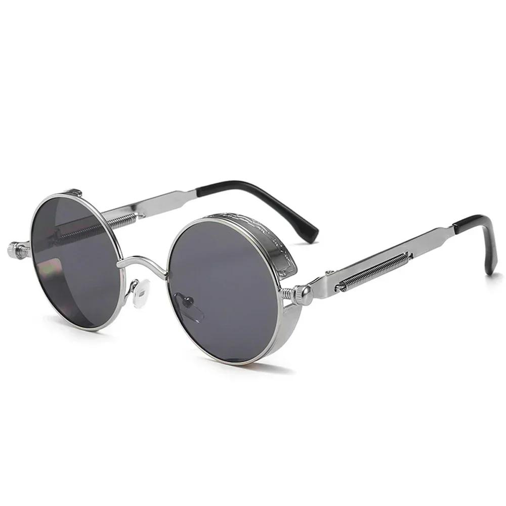 Clip On Sunglasses Men Steampunk Vintage Retro UV400 Lentes Fashion Glasses Women Unisex Brand Design