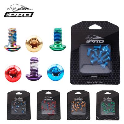 12Pcs M5 Bicycle Disc Brakes Rotor Bolts Nuts For MTB Bikes Cycling T25 Head