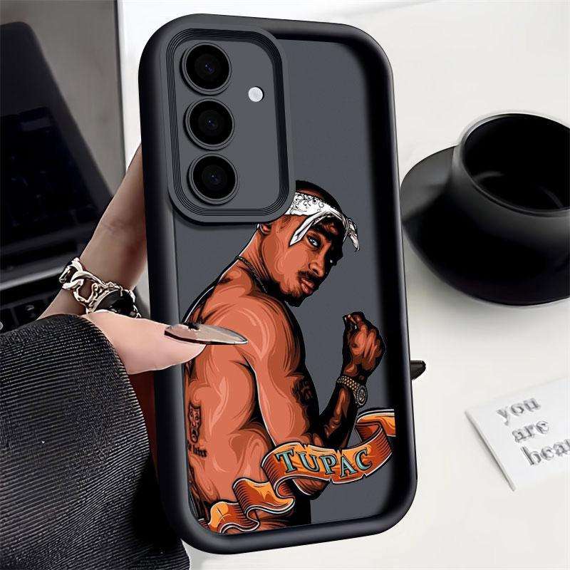 2PAC Tupac Rapper Handyhülle Für Samsung S26 S25 S24 S23 S21 S20 Ultra Für Galaxy S25 S24 FE S26 Plus Funda Weiche Silikonhülle