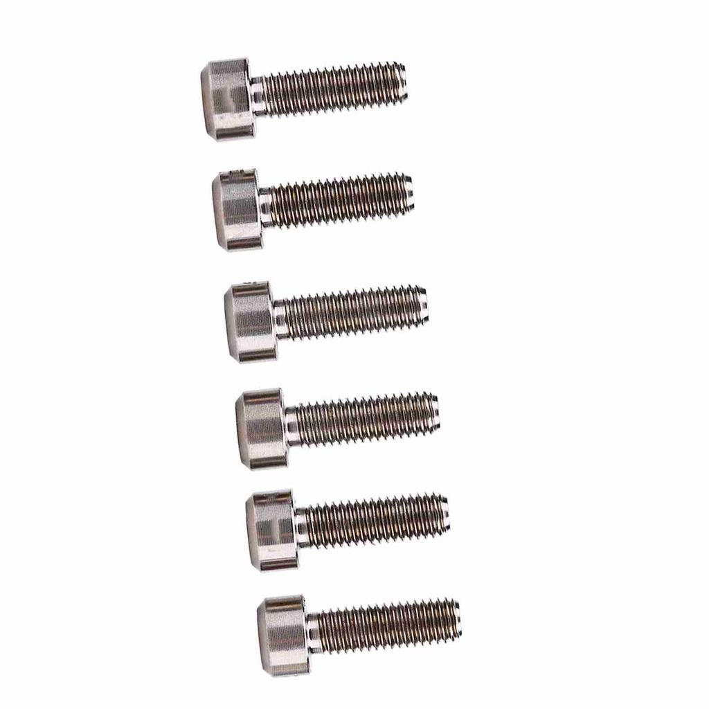 6pcs Set M5*16mm Alloy Bike Fixed Stem S For Mountain Stem ( )