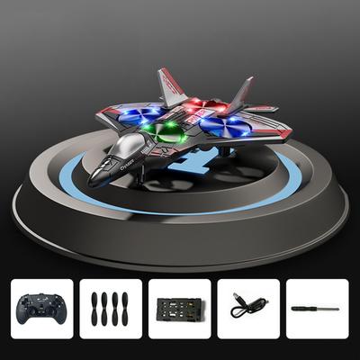 Renkli Işıklı 360° Takla Atabilen Uzaktan Kumandalı Uçak Savaşçı Helikopter
