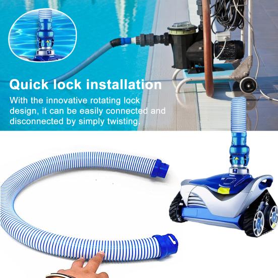 Pool Cleaner Hose Swimming Pool Vacuum Hose Replacement Twist And Lock Hose Replacement Part for MX6 MX8 X7 T3 T5