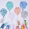 6Pcs Double Tip Fine Pen Light Color Dot Painting Brush Set Marker Painting Set Painting Pen Office School Supplies Art Supplies